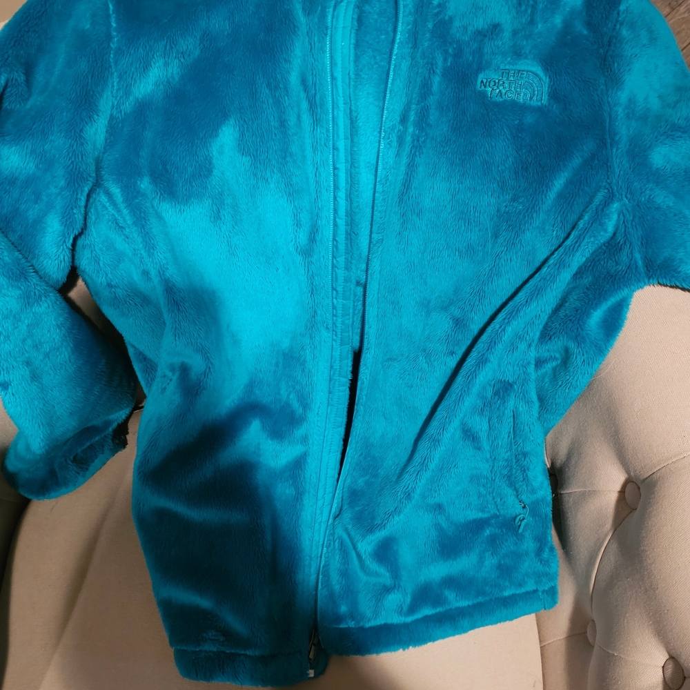The North Face Women’s Teal Plush Full-Zip Jacket